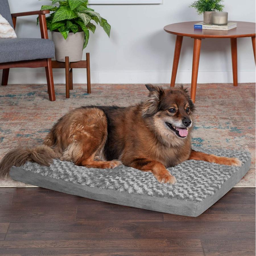 【並行輸入品】 FurHaven Pet Nap Ultra Plush Deluxe 27-Inch by 36-Inch Orthopedic P_2