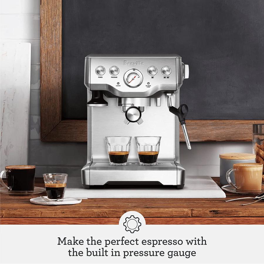 65%以上節約Breville BES840BSXL インフューザー エスプレッソマシン 61オンス ブラックセサミ 並行輸入品 コーヒーメーカー 家庭用 エスプレッソマシン 小型 コンパクト ステンレス ブレビル シングルボイラー Breville BES500BSS Bambino Plus