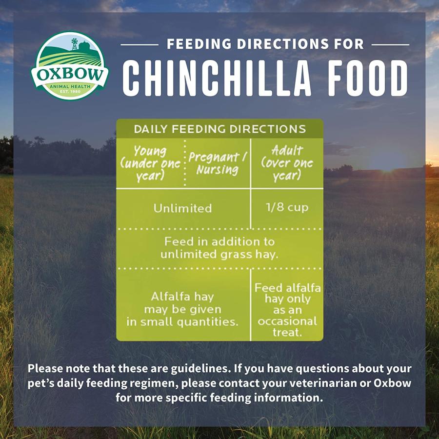 Oxbow Animal Health Essentials Deluxe Chinchilla Food  25-Pound by Oxbow Animal Health　並行輸入品｜dep-good-choice｜04