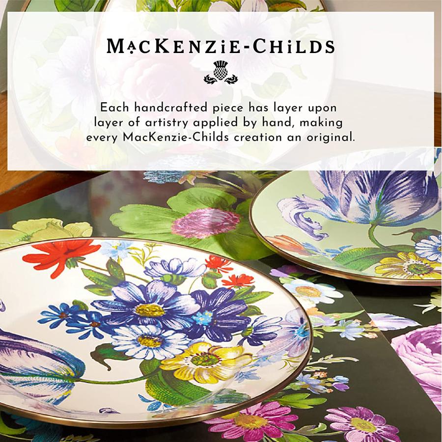 並行輸入品】 MacKenzie-Childs フラワーマーケット エナメルティー
