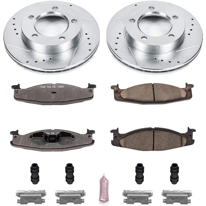 【並行輸入品】 Power Stop K5067-36 Z36 トラック\u0026牽引フロントブレーキキット　_9