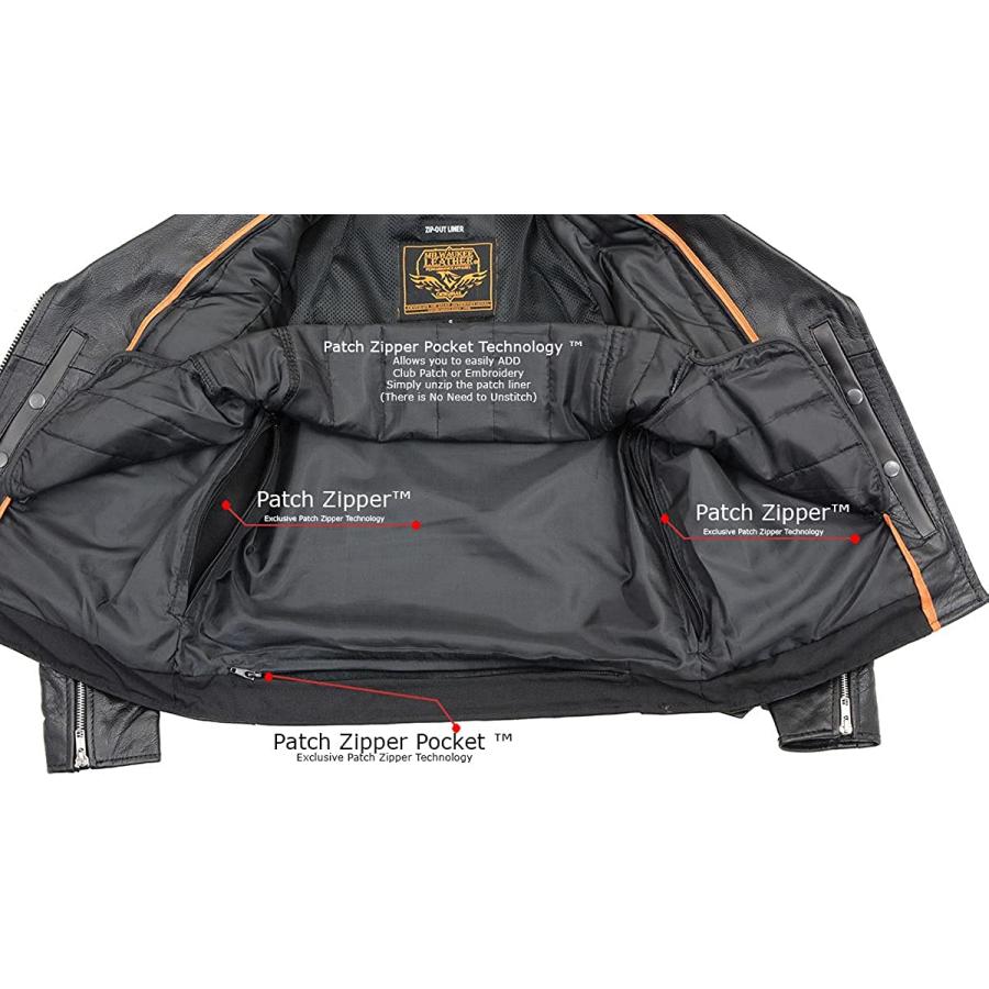 【並行輸入品】 Milwaukeeレディースフル長オートバイジャケット XX-Large ブラック LKL2701-BLK-2XLの画像