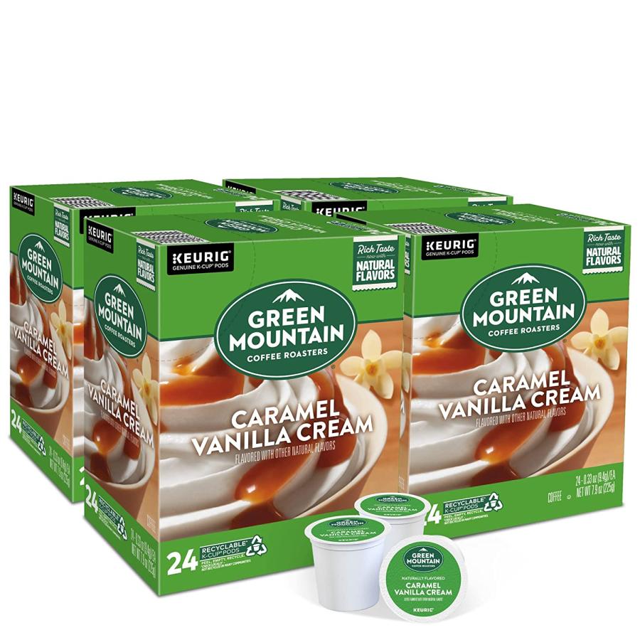 【並行輸入品】 Green Mountainキャラメルバニラクリームfor Keurig Brewers 24 K-cups ( 4パック)　_2