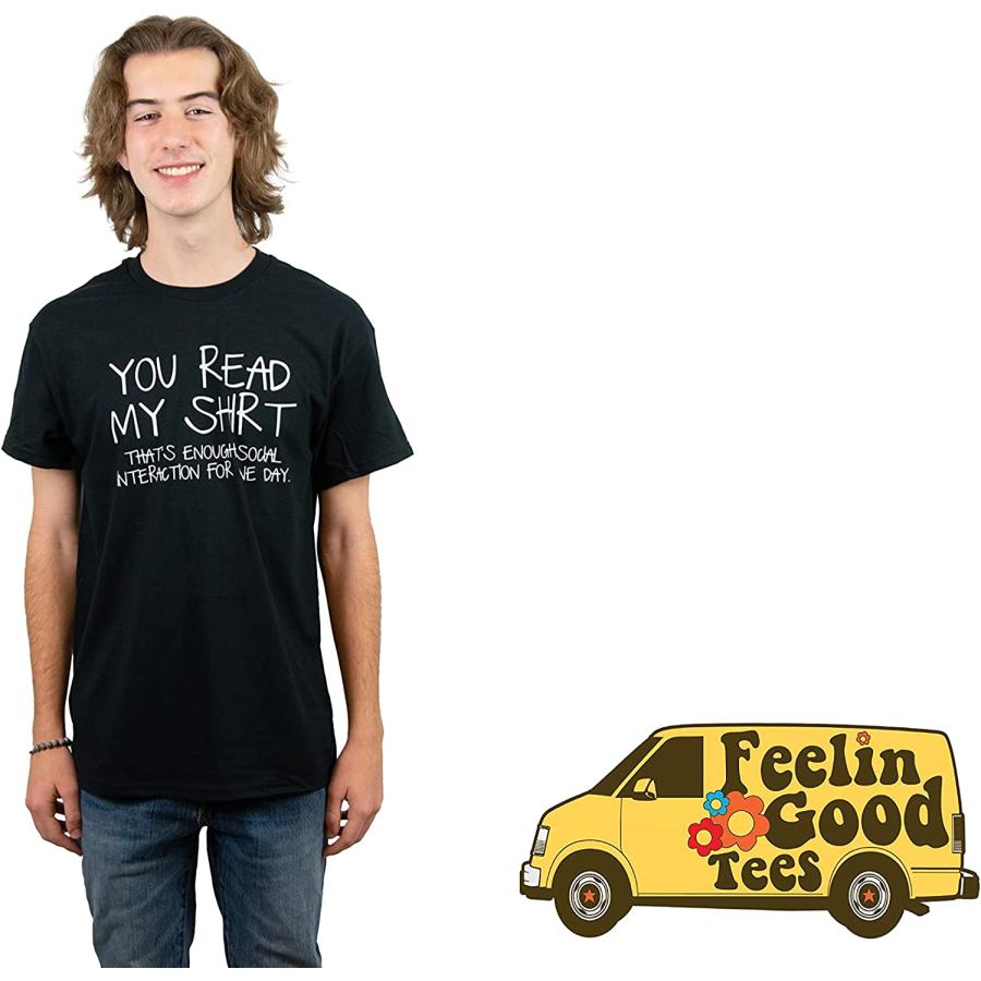 【並行輸入品】 Enough Social Interaction グラフィック ノベルティ 皮肉 ファニーTシャツ US サイズ: 3X-Large_2