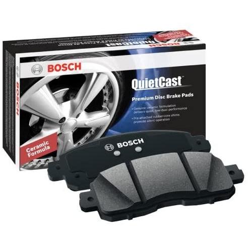 【並行輸入品】 Bosch BC1042 QuietCast プレミアムセラミックディスクブレーキパッドセット BMW 525i 528i xDriv_1