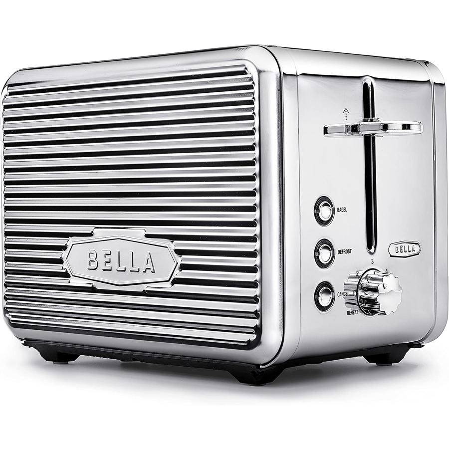 BELLA (14387) Linea Collection 2Slice Toaster with Extra Wide Slot