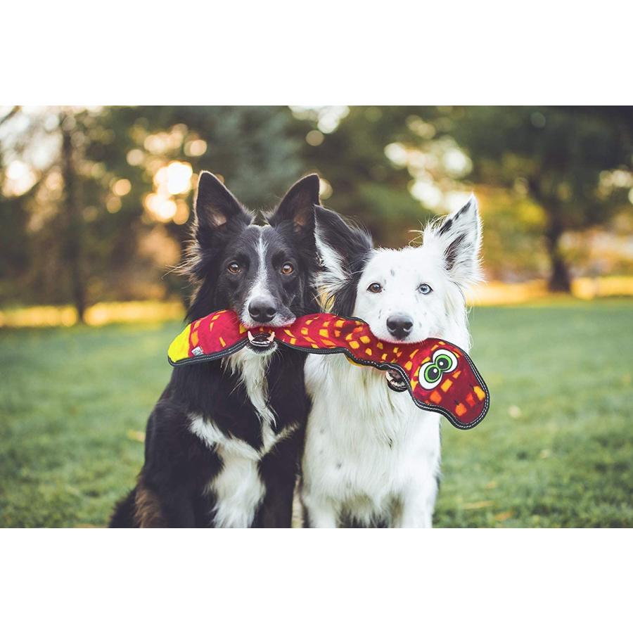 【並行輸入品】 Outward Hound Invincibles Toughseamz Durable Plush Dog Toy Snake 6_4