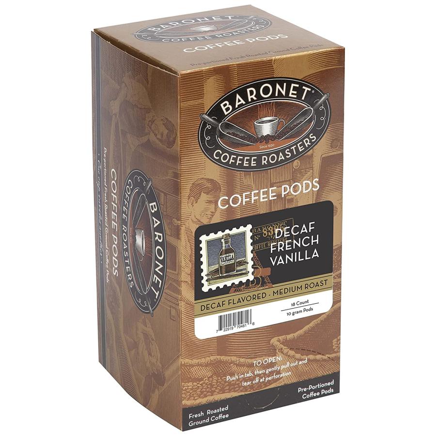 Coffee Decaf French Vanila Coffee Pods Decaf Flavored