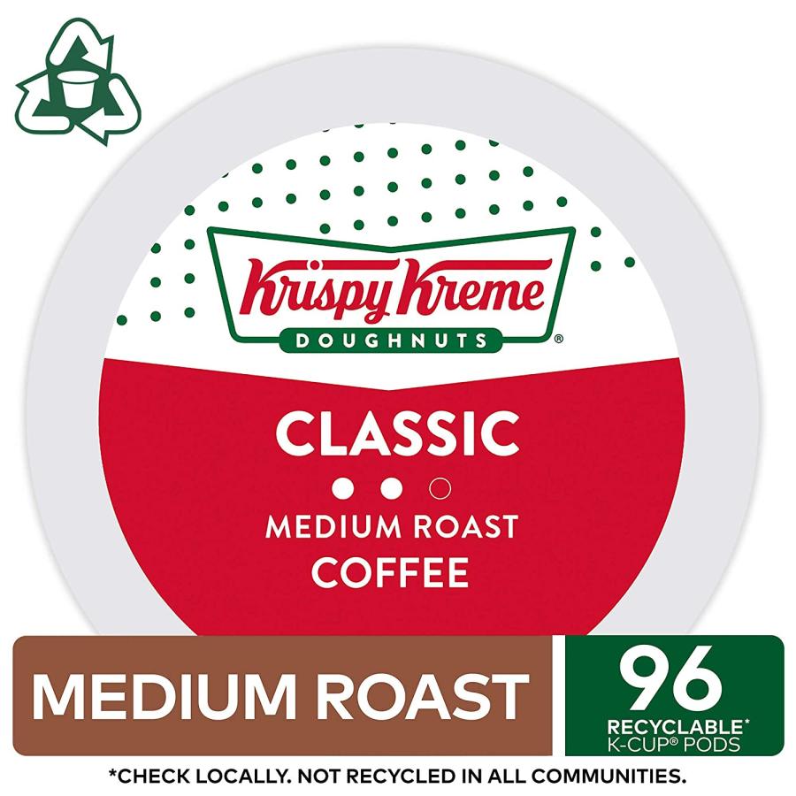 販売する 96 K Cups of Krispy Kreme Smooth Blend Coffee by KRISPY KREME K CUPS　並行輸入品