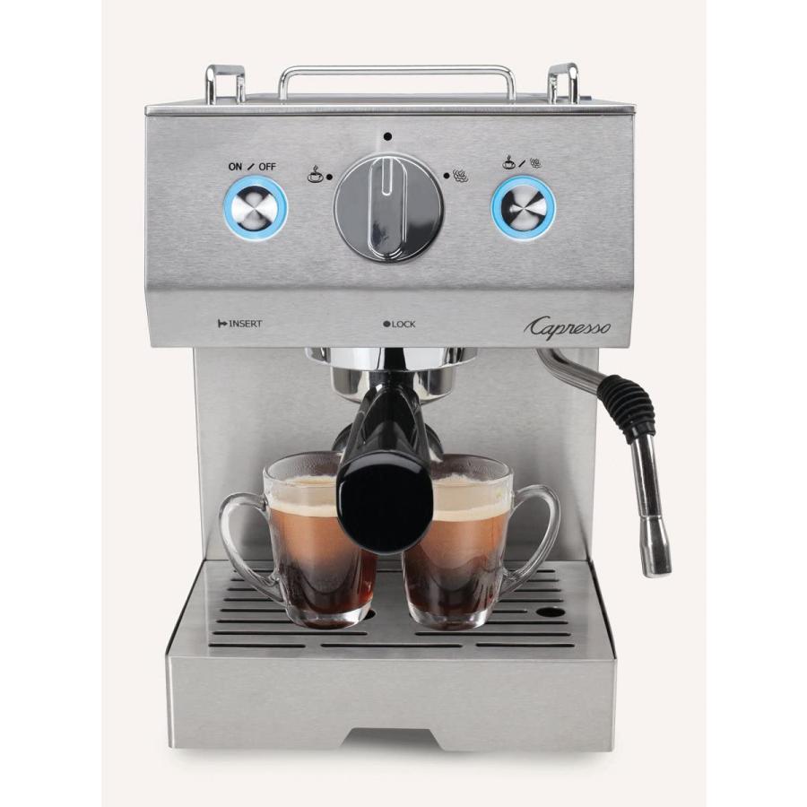 並行輸入品】Capresso 125.05 Cafe Proエスプレッソメーカー、シルバー