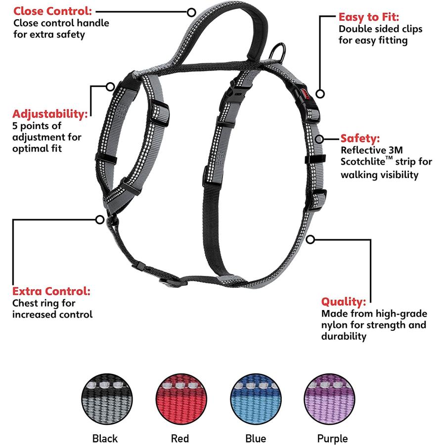 【並行輸入品】 The Company of Animals - Halti Walking Harness (chest 26inch - 30in