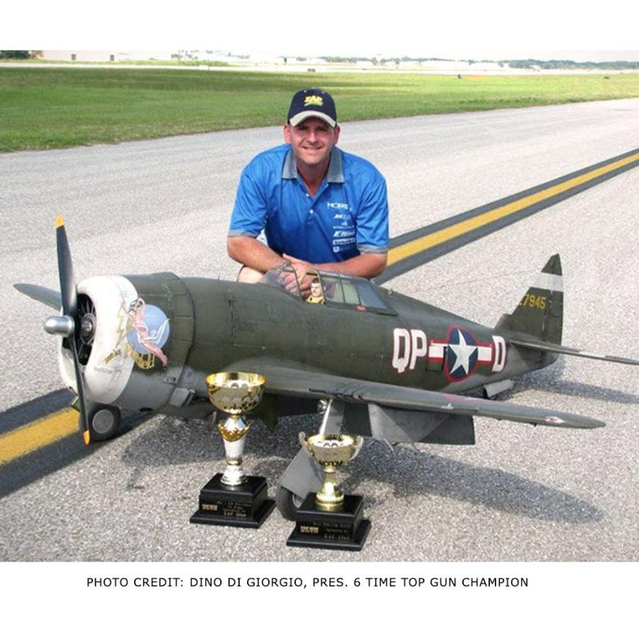 【並行輸入品】 XOAR PJWWII 18 x 10 RC Warbird飛行機プロペラ。18インチ2ブレードGiantスケールWWIIブラックWo_2