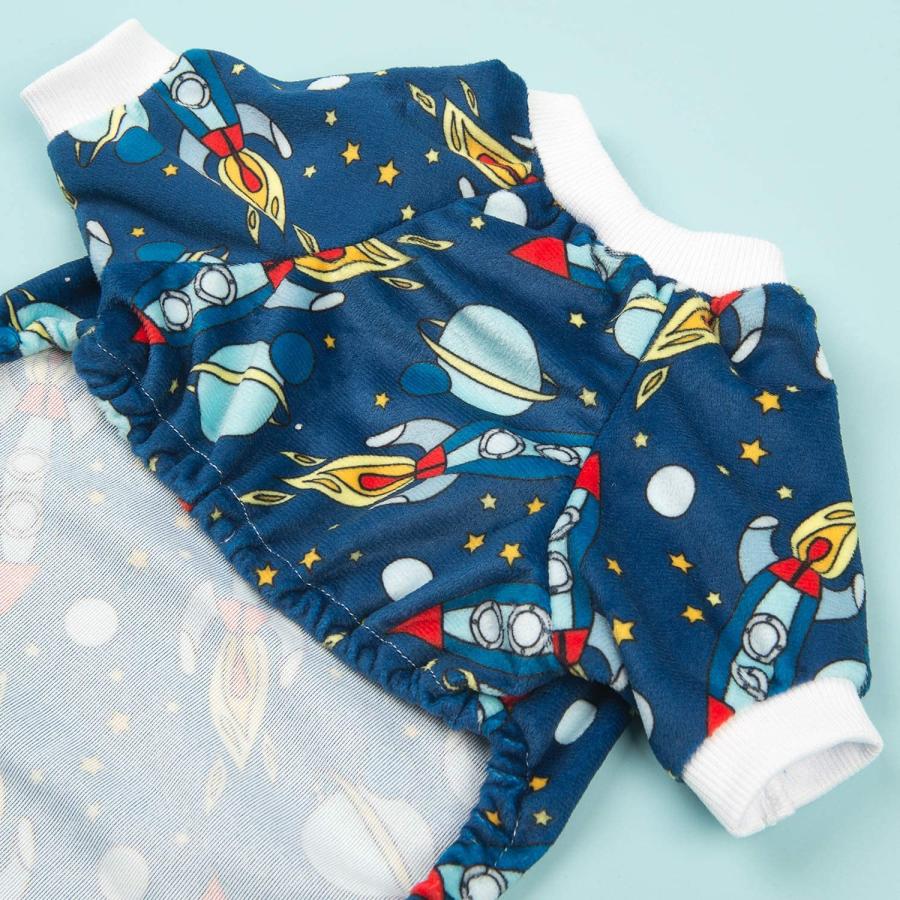 ブランド登録なし CuteBone Rocket Dog Pjs Medium Onesies Pet Clothes Jumpsuit ...