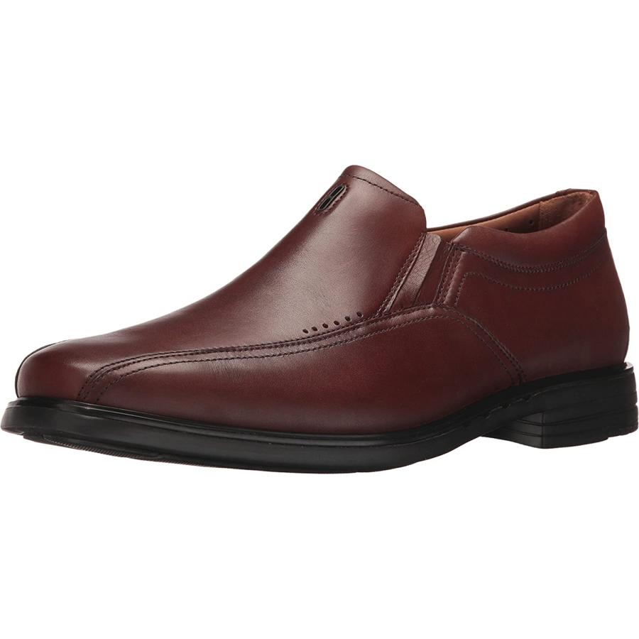 Clarks leather slip clearance ons