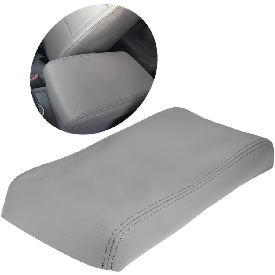 【並行輸入品】 qkpartsアームレストセンターコンソールレザーの合成カバーToyota Highlander Grayの画像