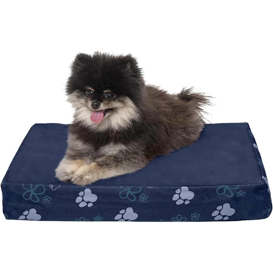 Furhaven Small Memory Foam Dog Bed WaterResistant Indoor/Outdoor