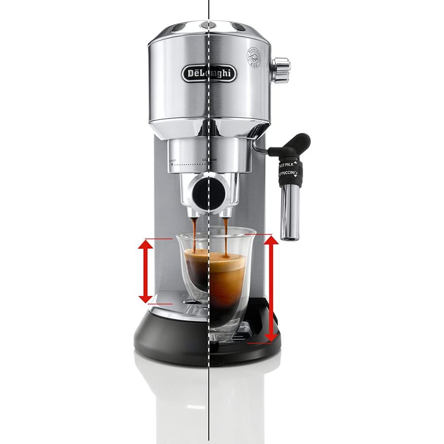 DeLonghi America  EC685M Dedica Deluxe Espresso  Silver　並行輸入品｜dep-good-choice｜06