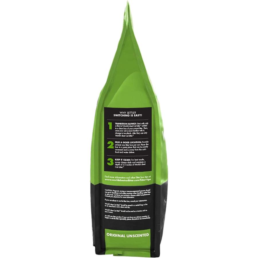 【並行輸入品】 WORLD'S BEST CAT LITTER Original Unscented 15 Poundsの画像