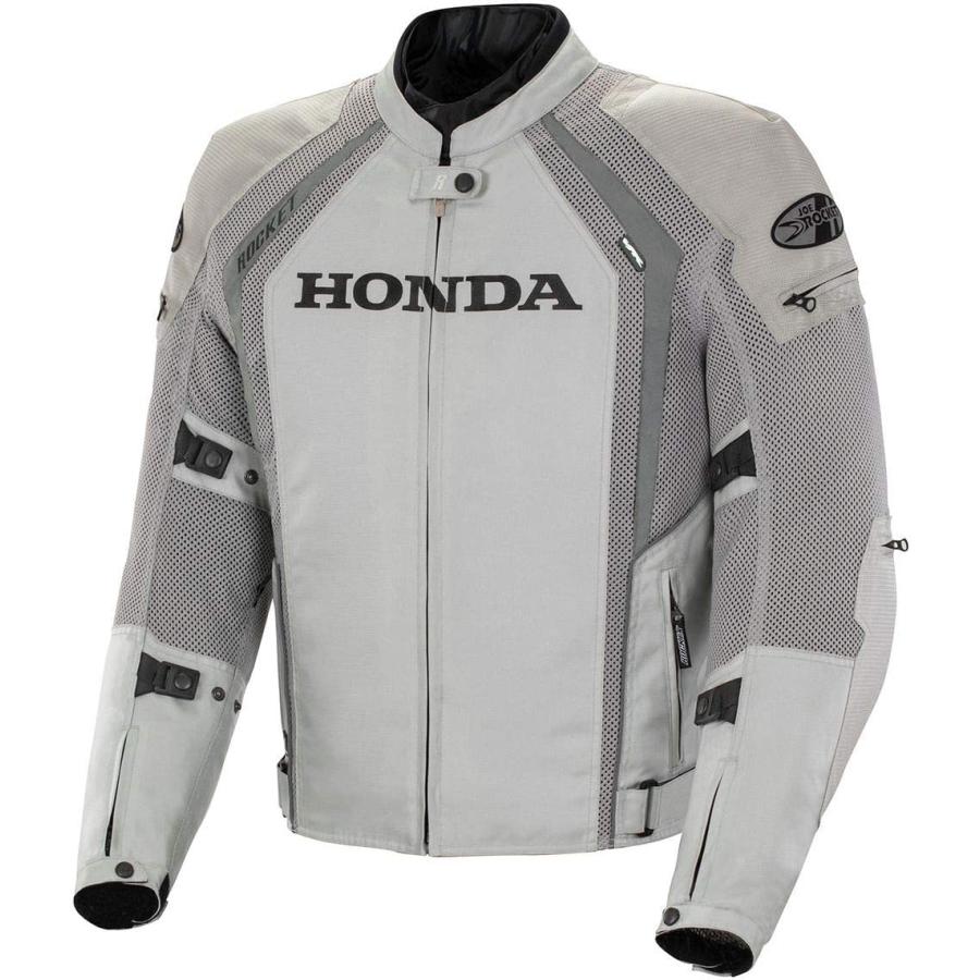 Joe Rocket Honda VFRメンズシルバーメッシュジャケット スモール M 