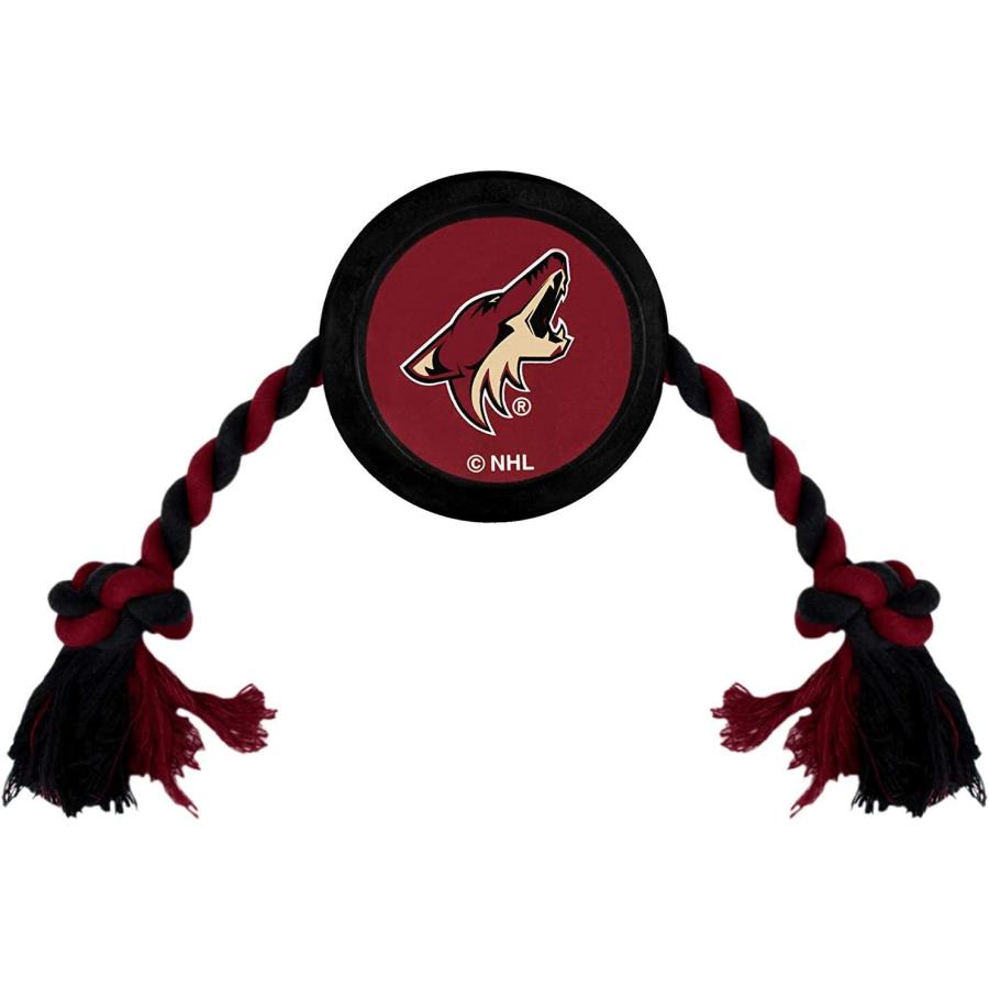 NHL Arizona Coyotes Puck Toy for Dogs & Cats. Play Hockey with Your Pet