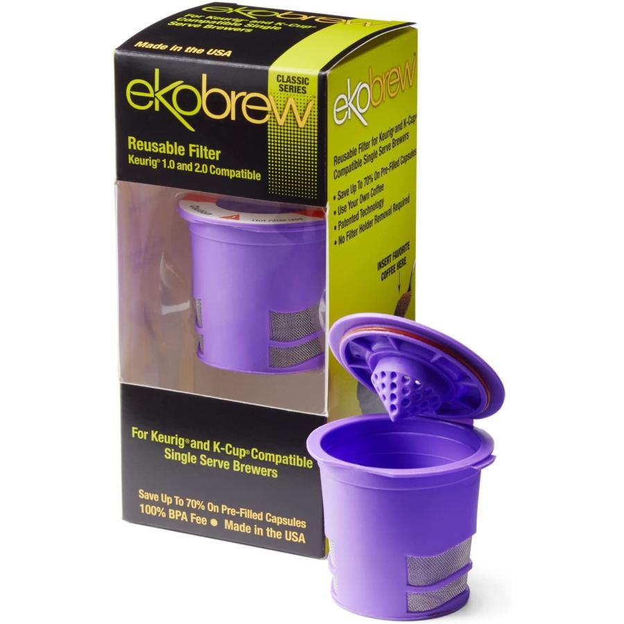 Ekobrew Refillable Kcup for Keurig 2.0 and 1.0 Brewers by ekobrew 並行輸入