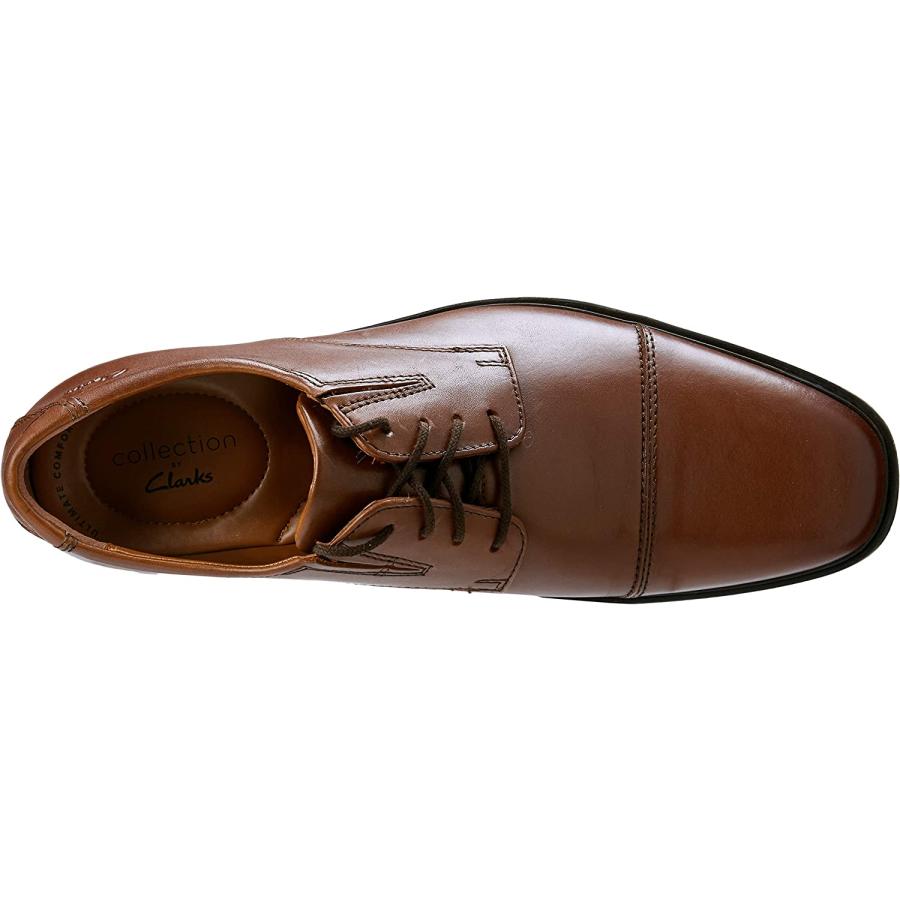 Clarks(クラークス) メンズ 男性用 シューズ 靴 オックスフォード 紳士靴 通勤靴 Tilden Cap - Dark Tan Leather 10.5 D - Medium [並行輸入品]　並行輸入品｜dep-good-choice｜05