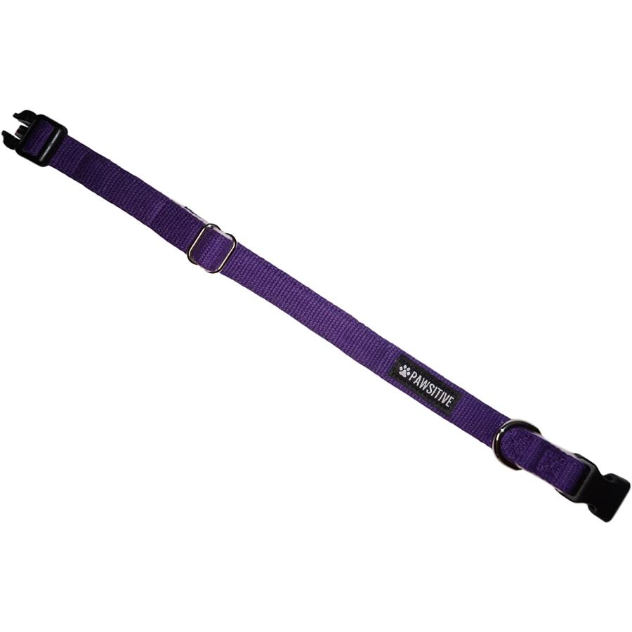 【並行輸入品】 Pawsitive Hemp Dog Collar - Purple Dog Collar - We Donate a Collar_2