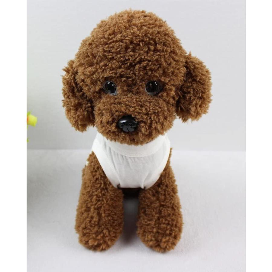 【並行輸入品】 Alroman Dogs Shirts White Vest Clothing for Dogs Cats M Dog Vacatio_2