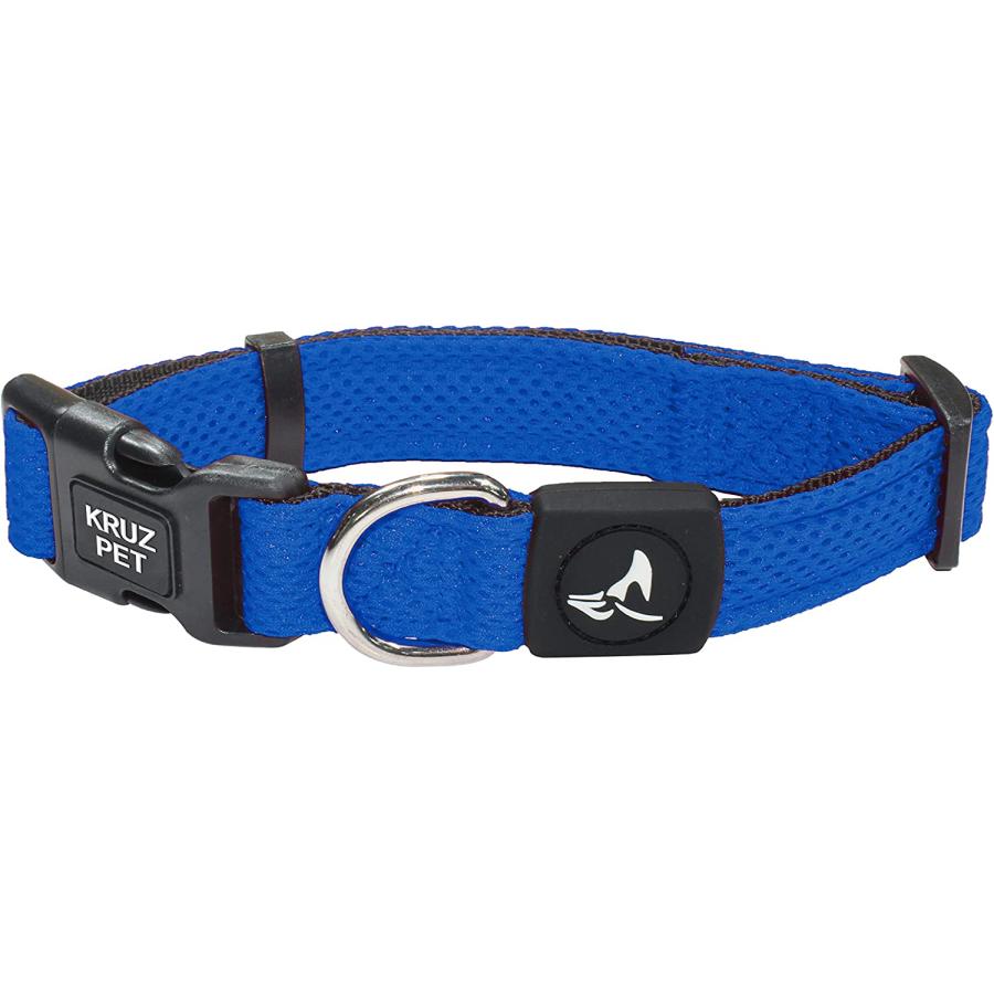 KRUZ PET KZA10202S Mesh Dog Collar for Small Medium Large Dogs