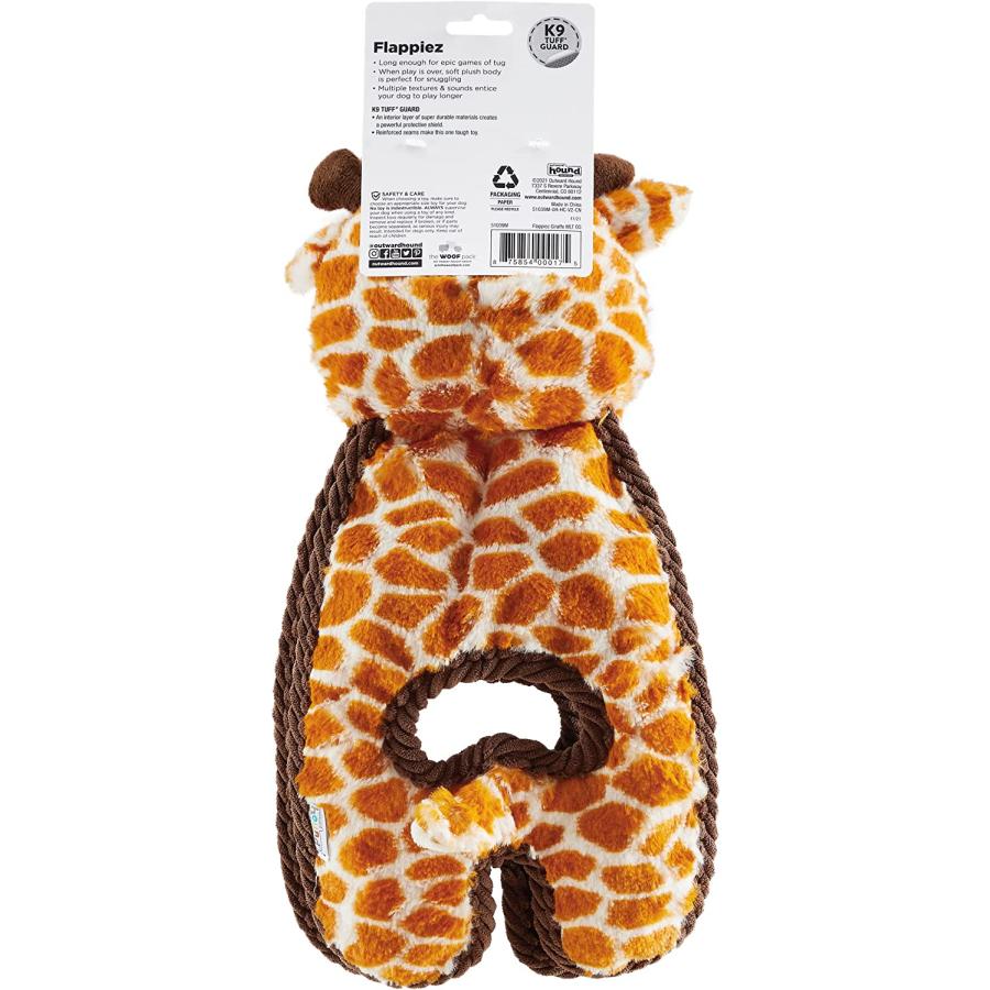 【並行輸入品】 Charming Pet Cuddle Tugs Giraffe Plush Squeaky Dog Toy　_2