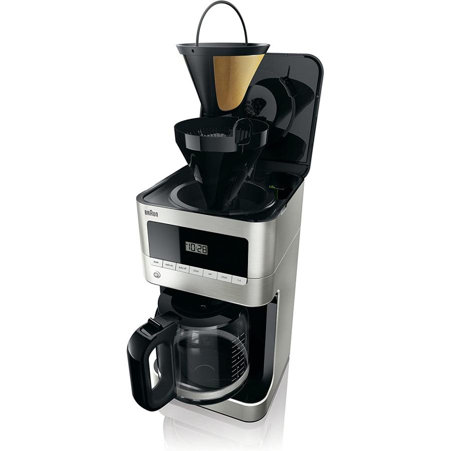 Braun KF7070 BrewSense Drip Glass Coffeemaker  12 Cup  Stainless Steel　並行輸入品｜dep-good-choice｜03