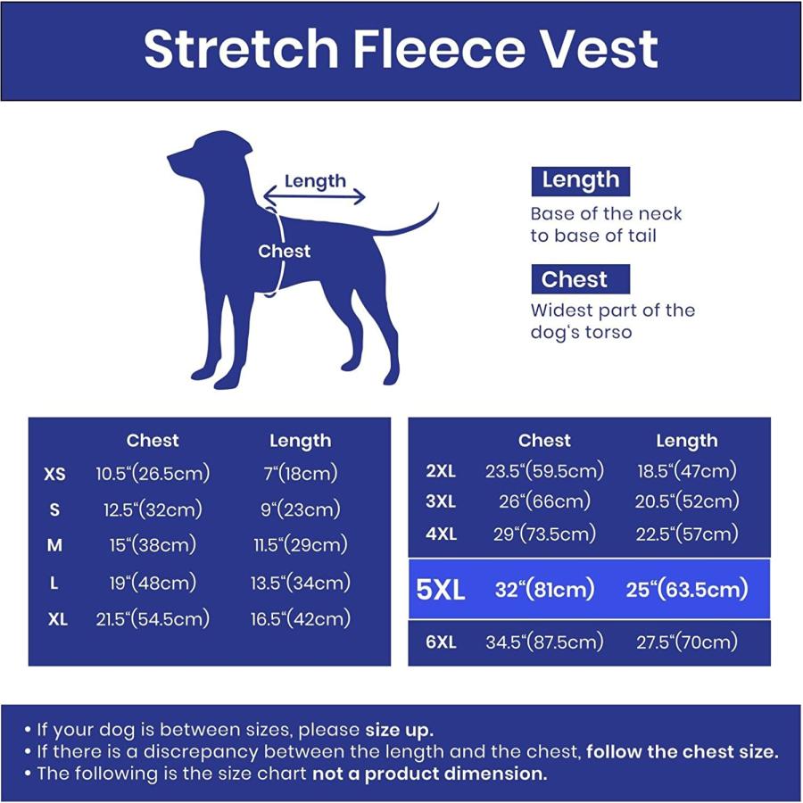【並行輸入品】 Gooby Stretch Fleece Vest Dog Sweater - Gray 5X-Large - Warm Pullo_2