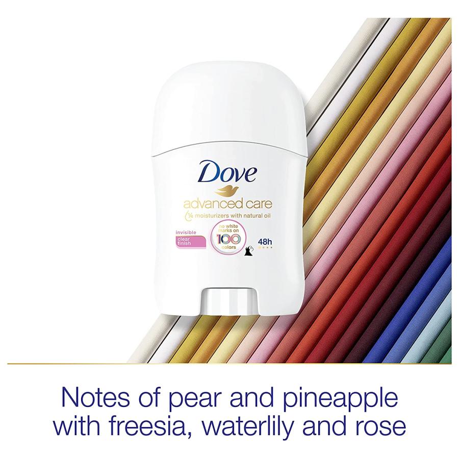 Dove Advanced Care Invisible Travel Sized Antiperspirant Deodorant Stick No White Marks on 100 Colors Clear Finish 48-Hour Sweat and Protectin :HFAYB07K7VG8L9K:GoodChoice - 通販 - Yahoo!ショッピング