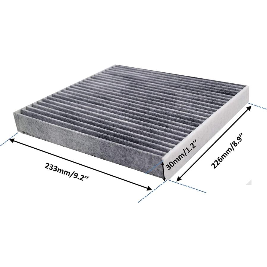 キャビンエアフィルター 3個パック ホンダ ACURA用 CF10134 CP134 80292-SDA-A01　並行輸入品