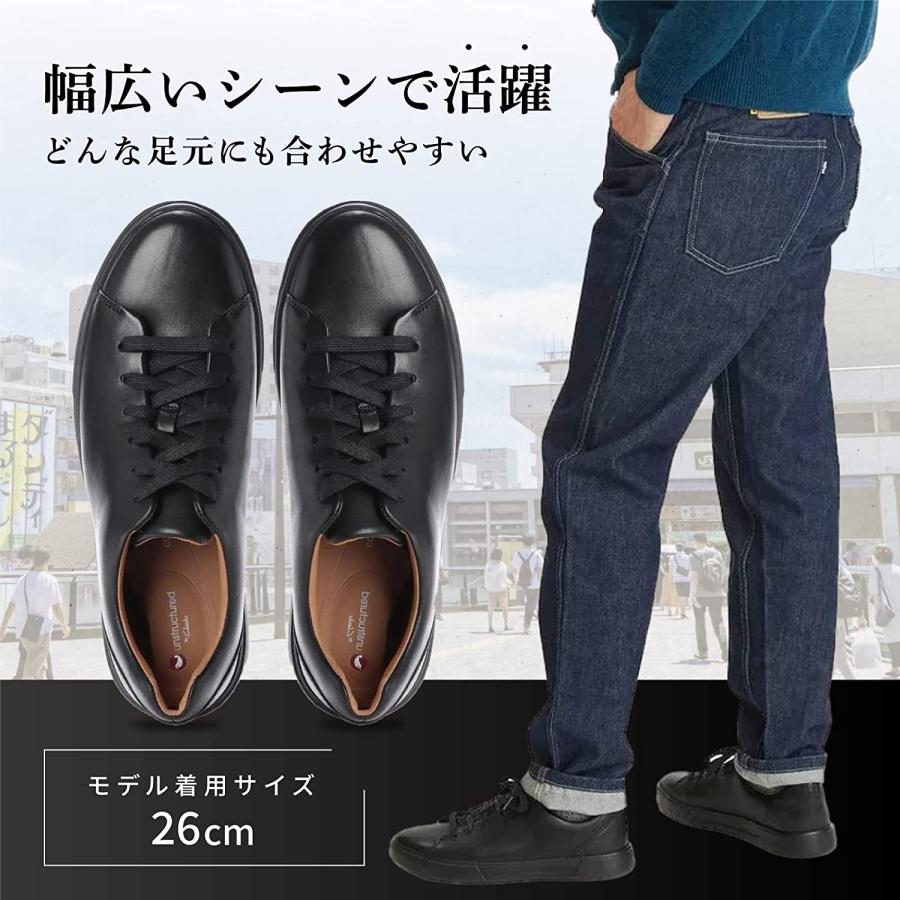 クラークス] スニーカー アンコスタレース 本革 メンズ ブラック