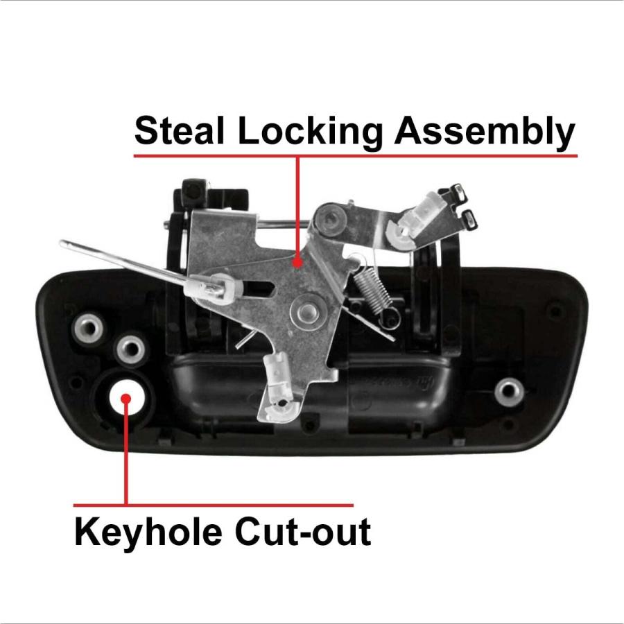 【並行輸入品】 Parts N Go 2004-2012 Colorado Canyon Pickup Truck Tailgate Handle Rの画像