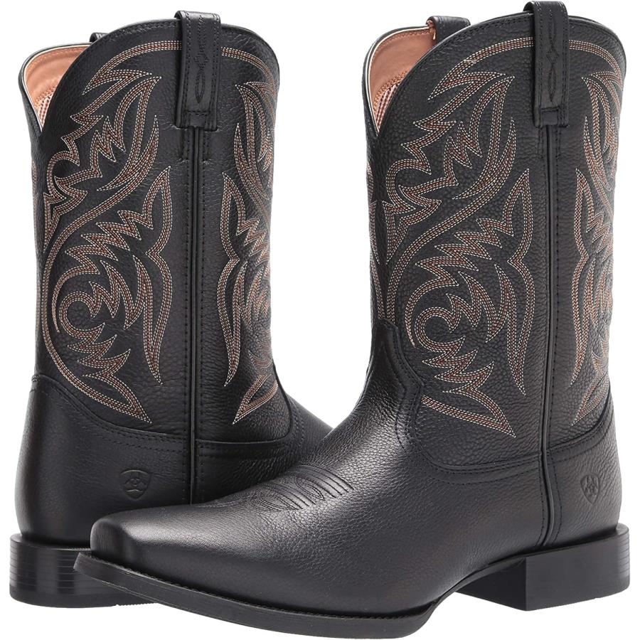 ARIAT ブラック ウエスタンブーツ US8 s-l400.jpg