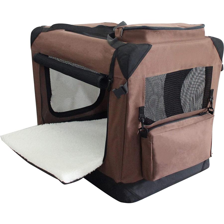 【並行輸入品】 EliteField 3-Door Folding Soft Dog Crate  Indoor \u0026 Outdoor Pet Home_2