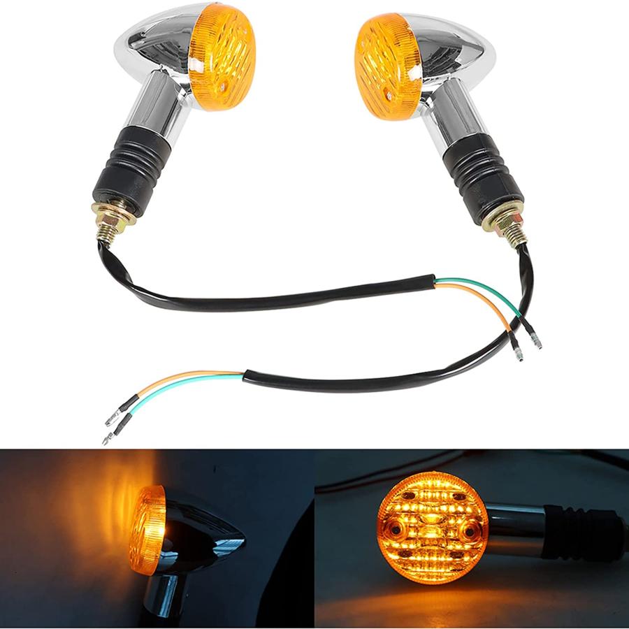 【並行輸入品】 LABLT 2 Pcs Front Rear Turn Signal Blinker Indicator Light Fit forの画像