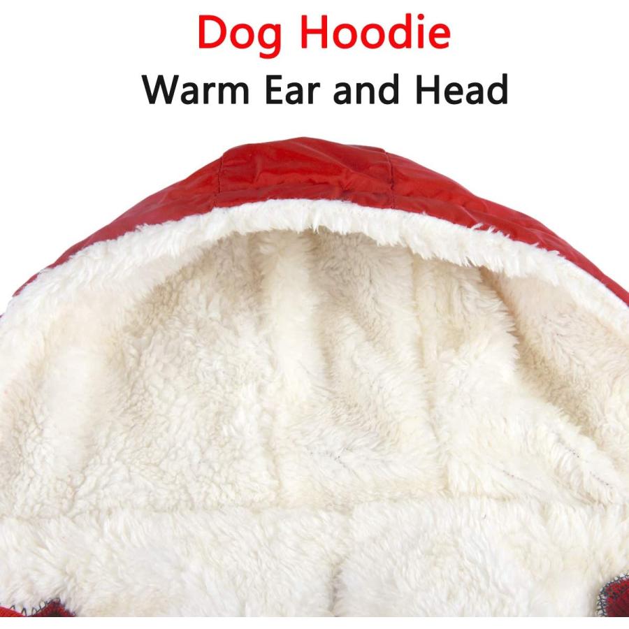 【並行輸入品】 Vecomfy Fleece Lining Extra Warm Dog Hoodie in Winter for Large Dog_6