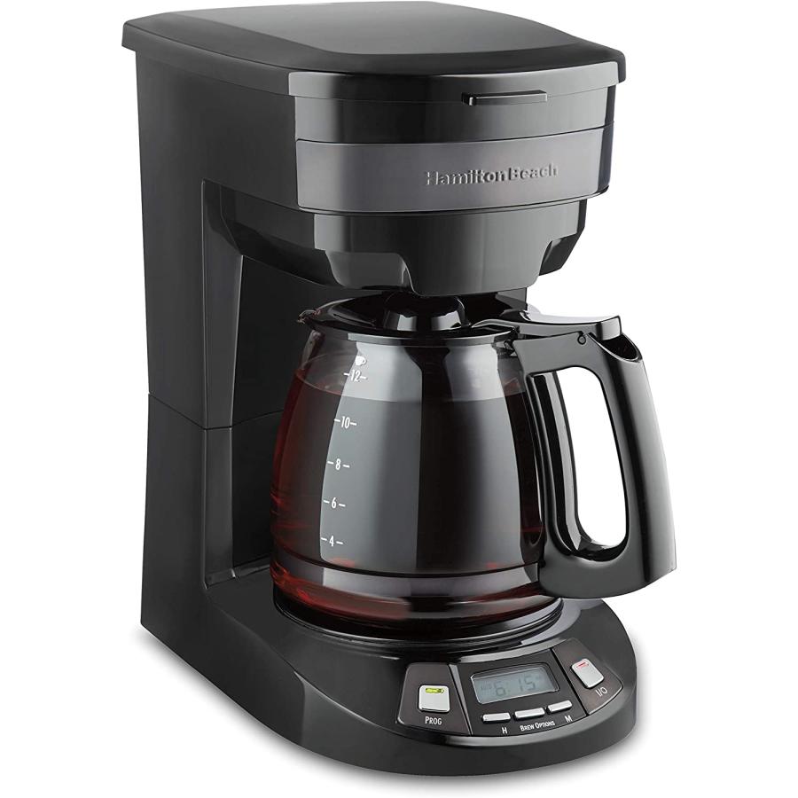 並行輸入品】 Hamilton Beach Programmable Coffee Maker 12 Cup
