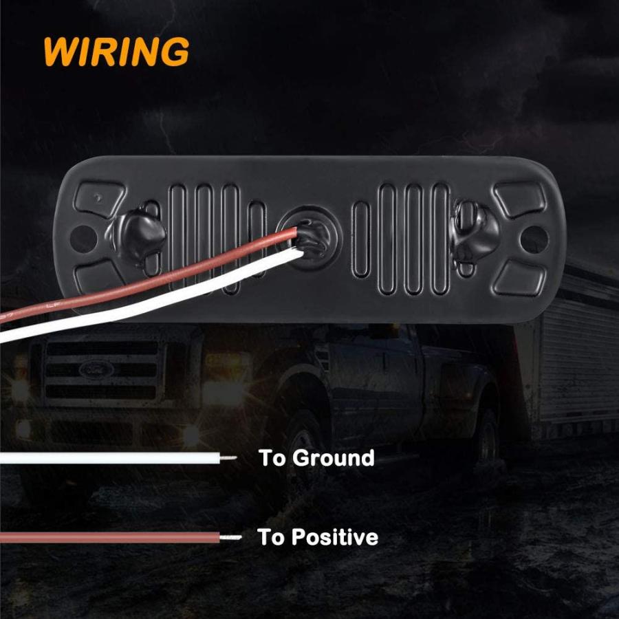 Optronics AL-91AB Sealed Amber LED Clearance and Side Marker Light