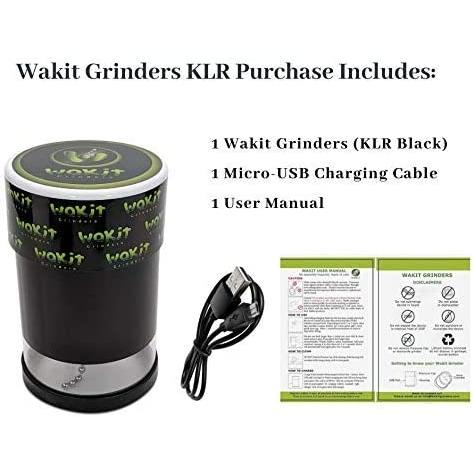 【並行輸入品】 Wakit Grinders (KLRシリーズ) - 電動ハーブグラインダー 強力なモーター付き LED照明付き ボールとチェーンがク | ブランド登録なし | 01