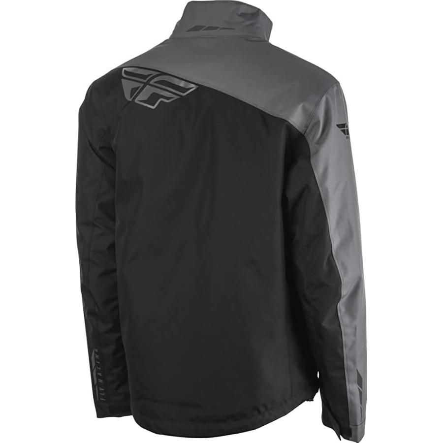 【並行輸入品】 Fly Racing 2021 オーロラ スノージャケット (ブラック/グレー、S)　_1