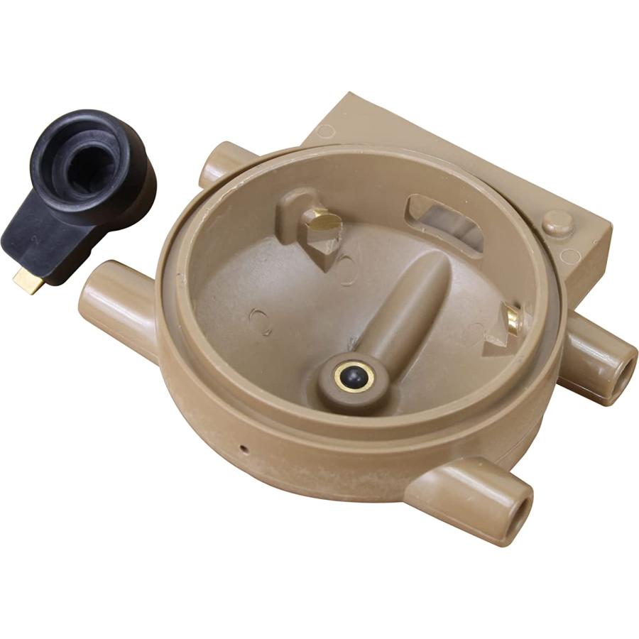 【並行輸入品】 Premium Brass Terminal Ignition Distributor Cap and Rotor Kit For Fの画像