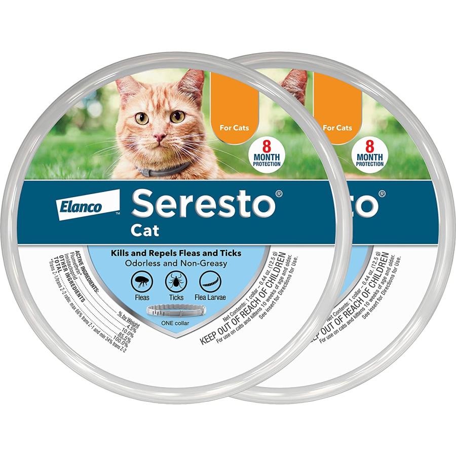 Seresto Flea and Tick Collar for Cats 8Month Flea and Tick Collar for