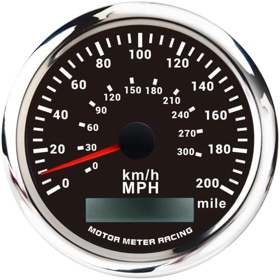 【並行輸入品】 Motor Meter Racing W Pro指針GPSスピードメーター走行距離計-IP67防水資格-車用-船用-バイク用 ...