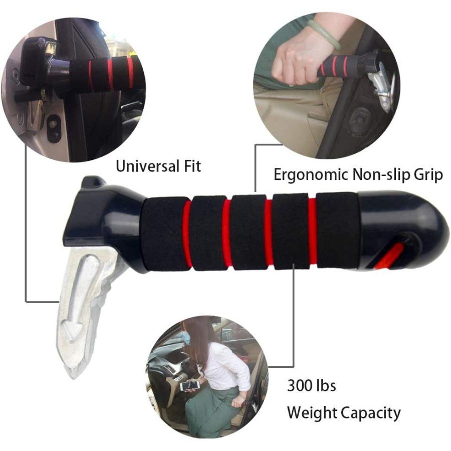【並行輸入品】 ZipSeven Portable Car Handle Heavy Duty Automotive Handle Assistancの画像