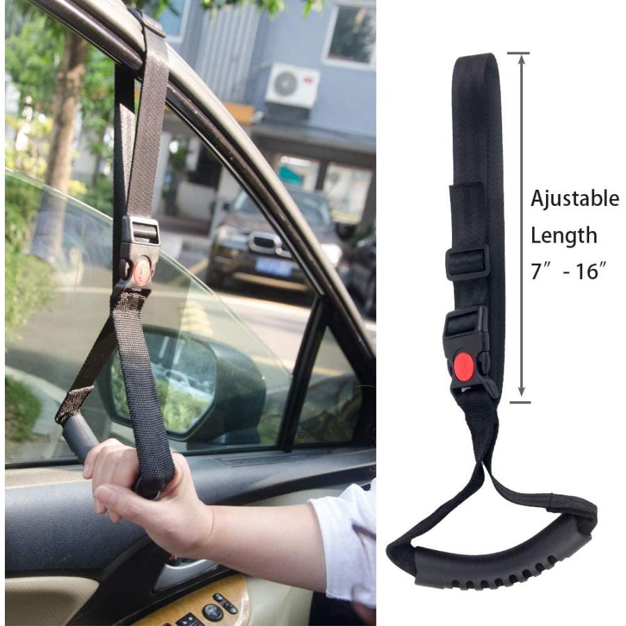 【並行輸入品】 ZipSeven Portable Car Handle Heavy Duty Automotive Handle Assistancの画像