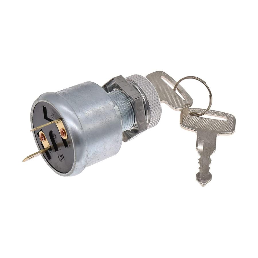 Carbpro ゴルフカートキースイッチ EZGO ゴルフカートイグニッションスイッチ 17421G1 2プロング 4キーフリー ターミナ